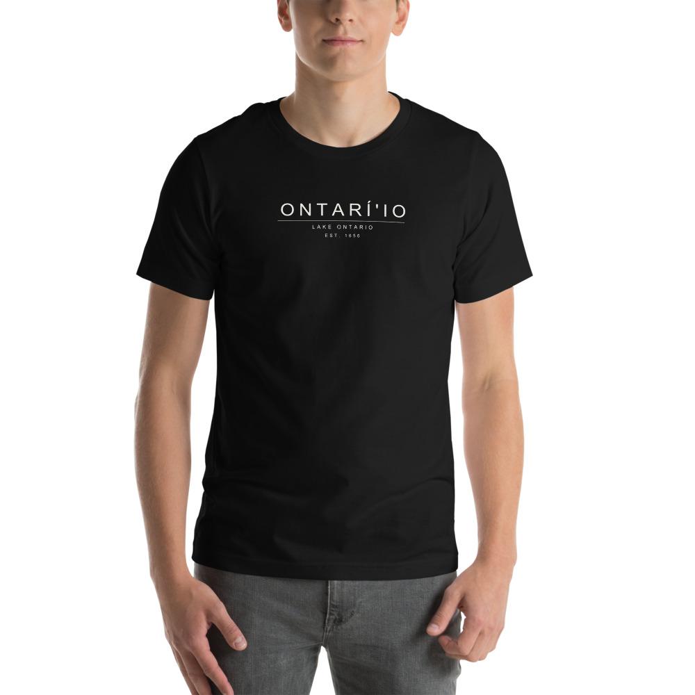tee in Black with the Ontarí'io wordmark